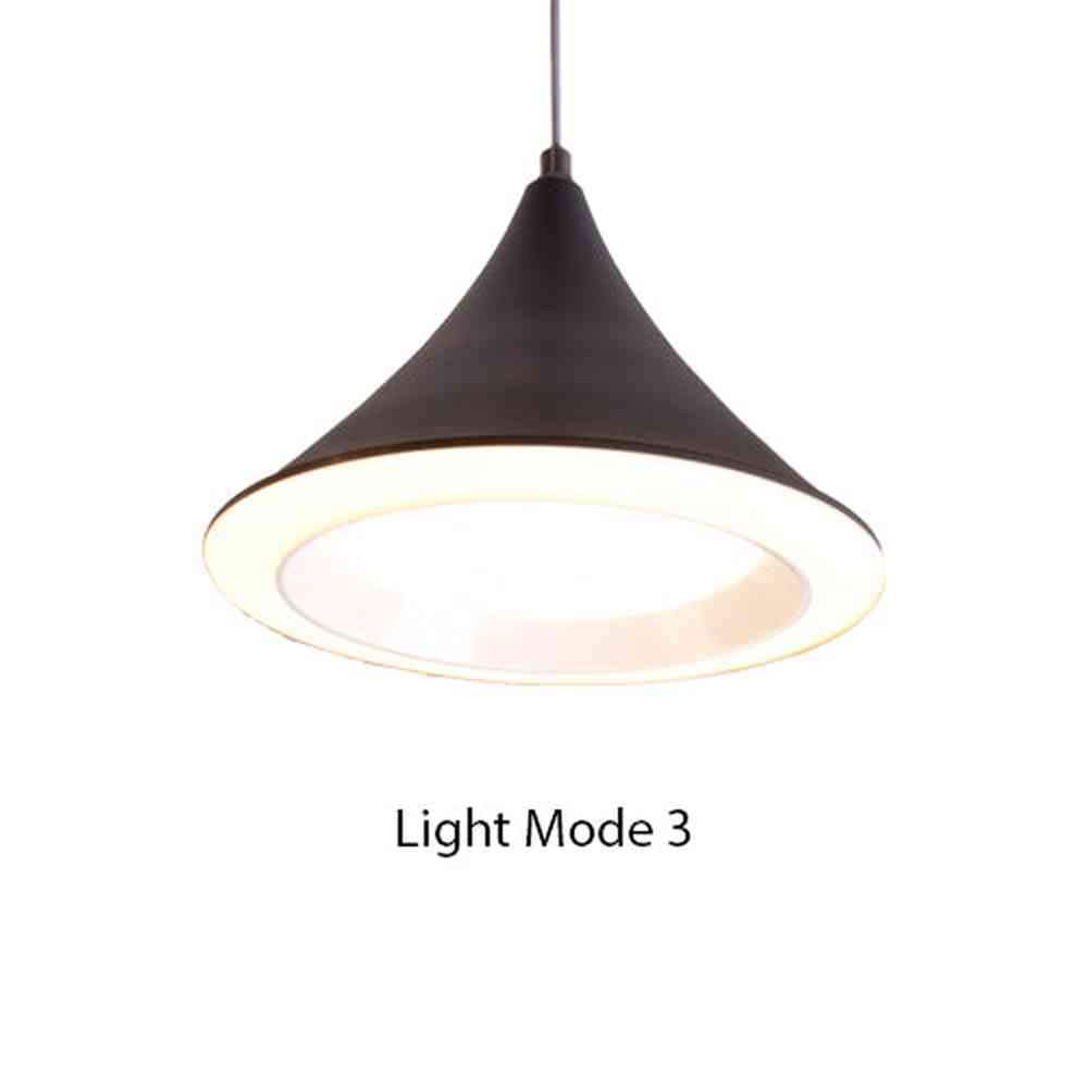 Cone LED Pendant Light Grey-Starry Night