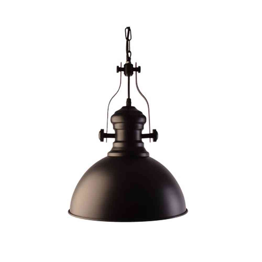 Industrial Look Pendant Light, Black-Starry Night