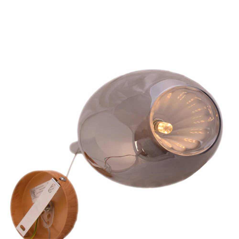 Modern Grey Glass Pendant Light Hanging Light 5 watts-Starry Night