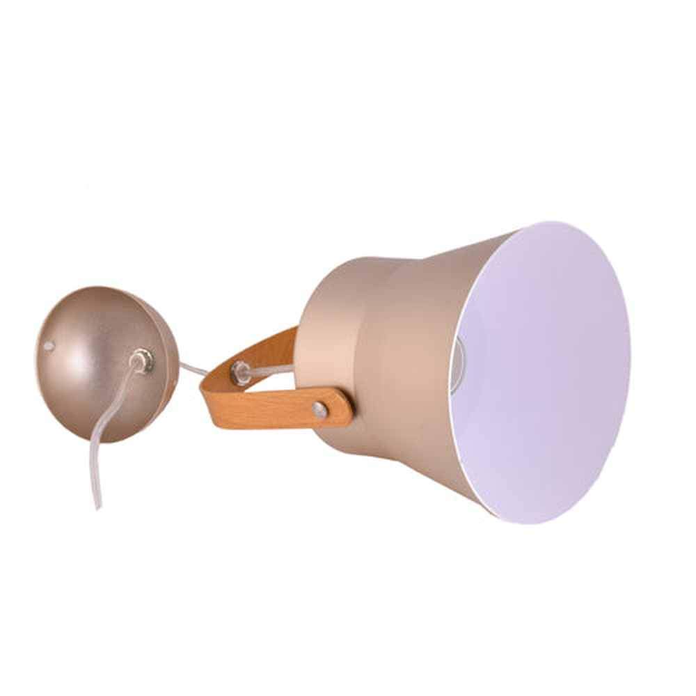 Metal Pendant Light E27 Base Luxury Gold with Wood Handle-Starry Night