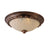 LED Decorative Ceiling Light 3 in 1 Color 11 inches, Antique Gold-Starry Night