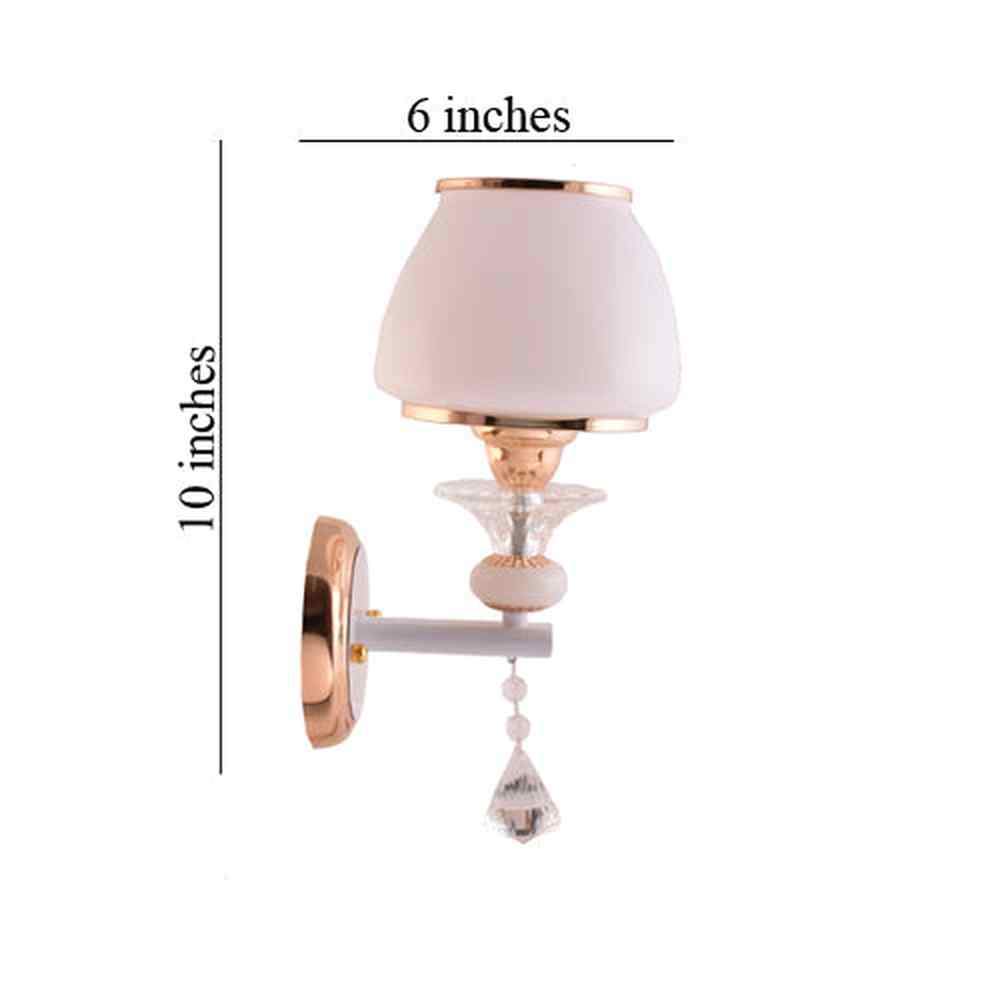 Wall Light Gold with White Shade-Starry Night