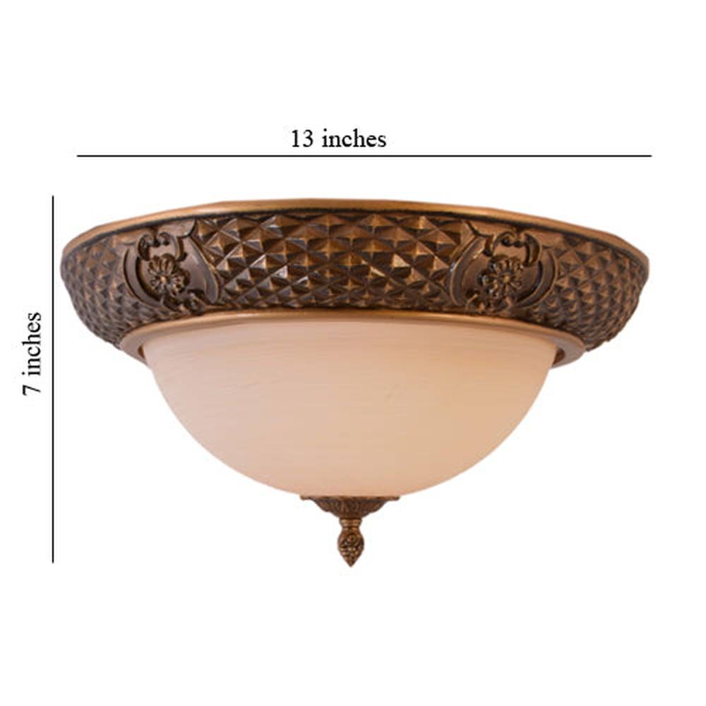 LED Decorative Ceiling Light with Glass Shade 2 in 1 Colour 20 watt-Starry Night