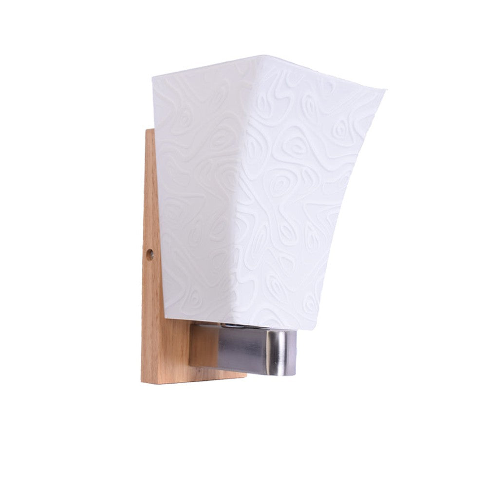 Decorative White Wall Light with Brown Back-Starry Night