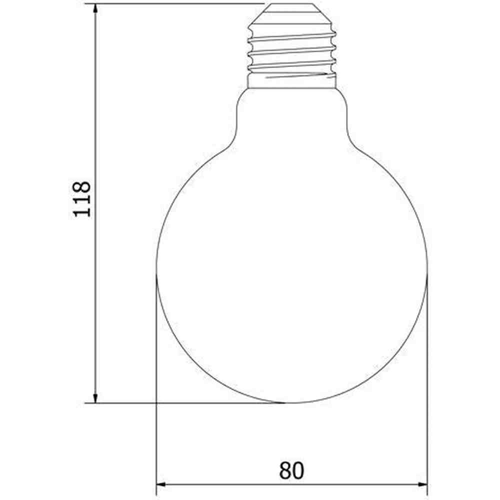 LED Edison Bulb Heart Shape 4 Watt, Warm White-Starry Night