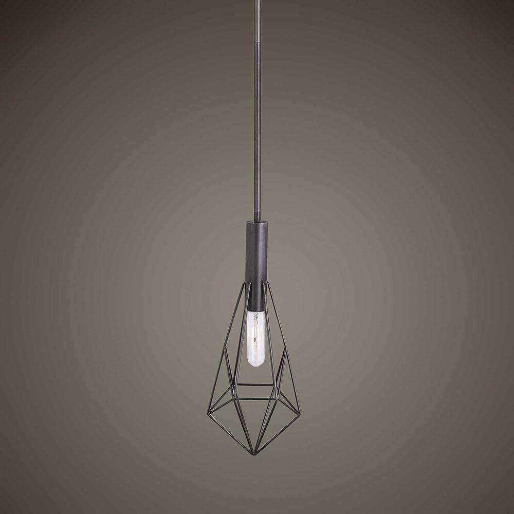 Geometric Black Pendant Light-Starry Night