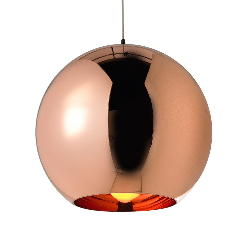 Copper Round Pendant Light-Starry Night