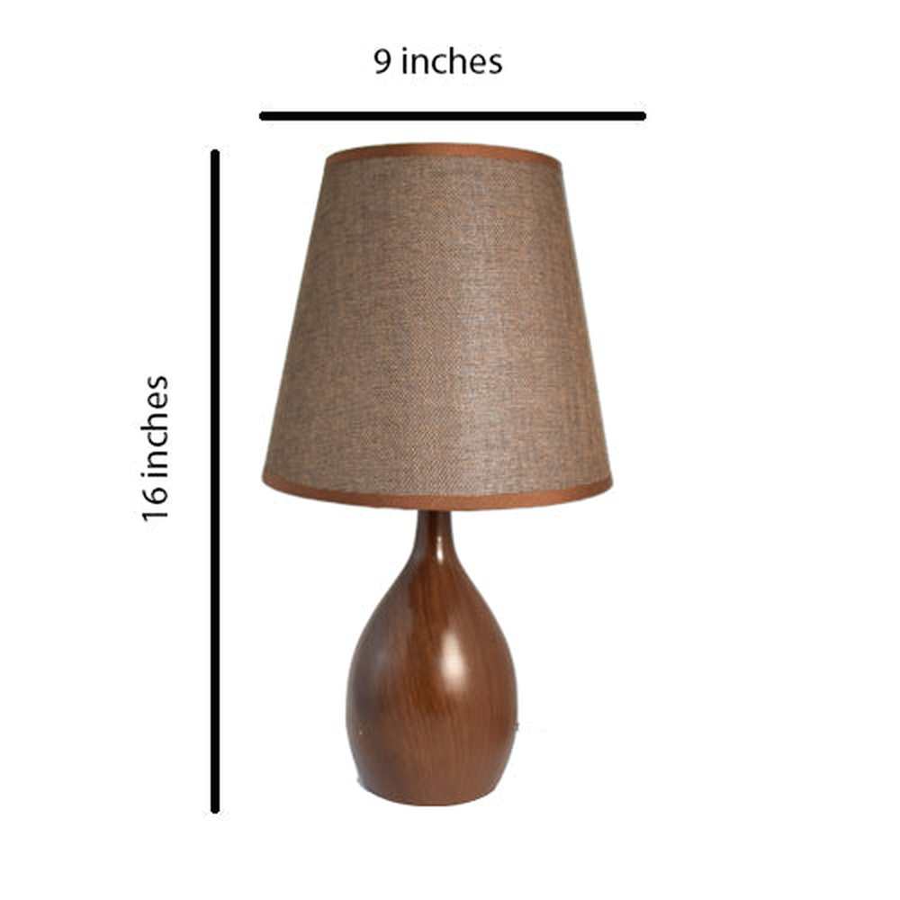 LED Side Table &amp; Desk Lamp – Modern Style Lamp with Wood Finish-Starry Night