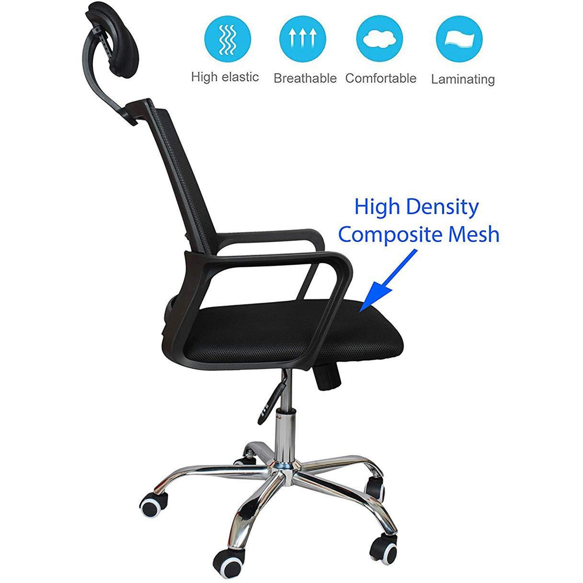 Mesh High Back Executive Swivel Desk Chair-Starry Night