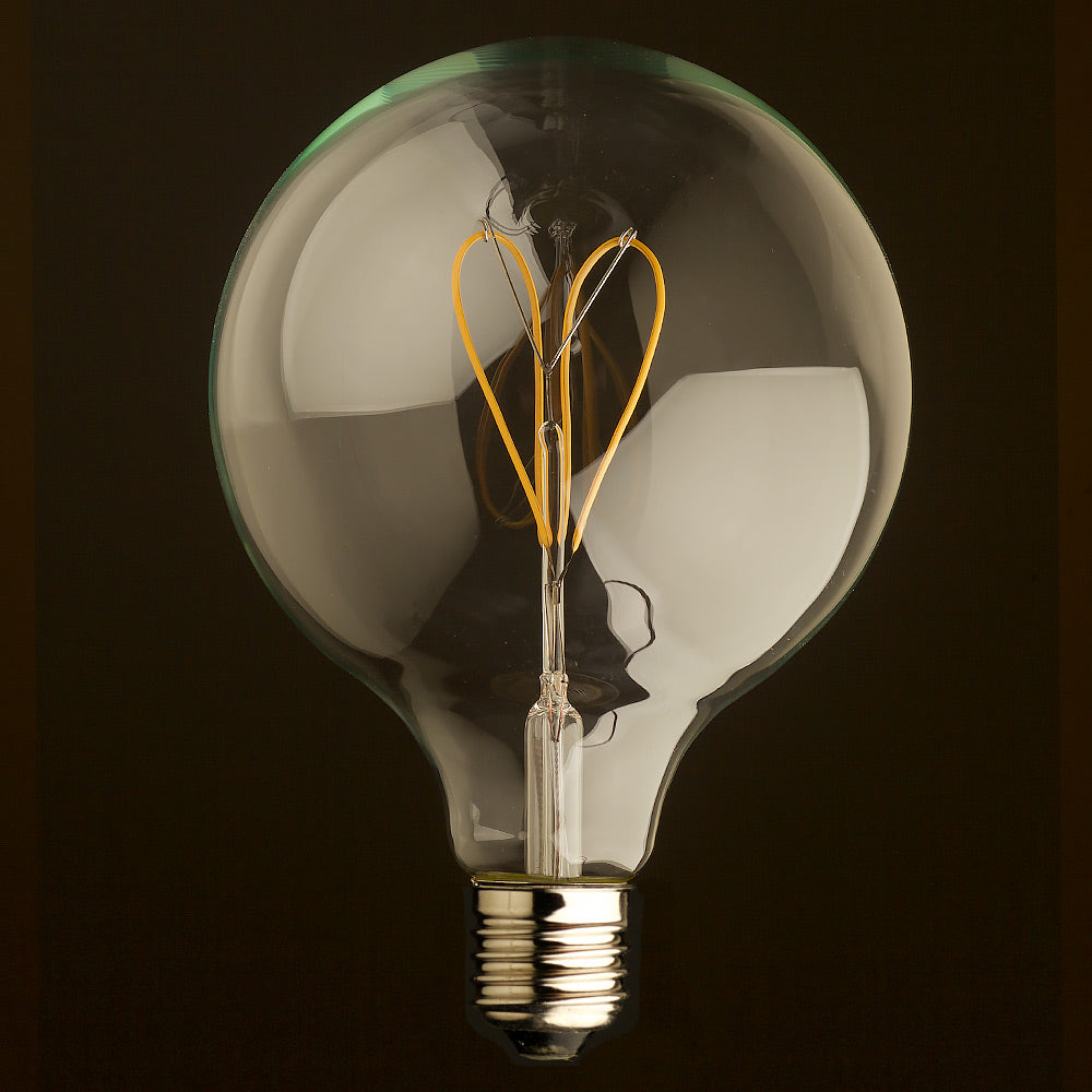LED Edison Bulb Heart Shape 4 Watt, Warm White-Starry Night