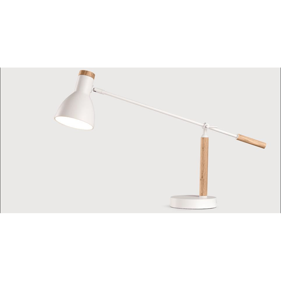 White Oak Swing Arm Desk Lamp-Starry Night