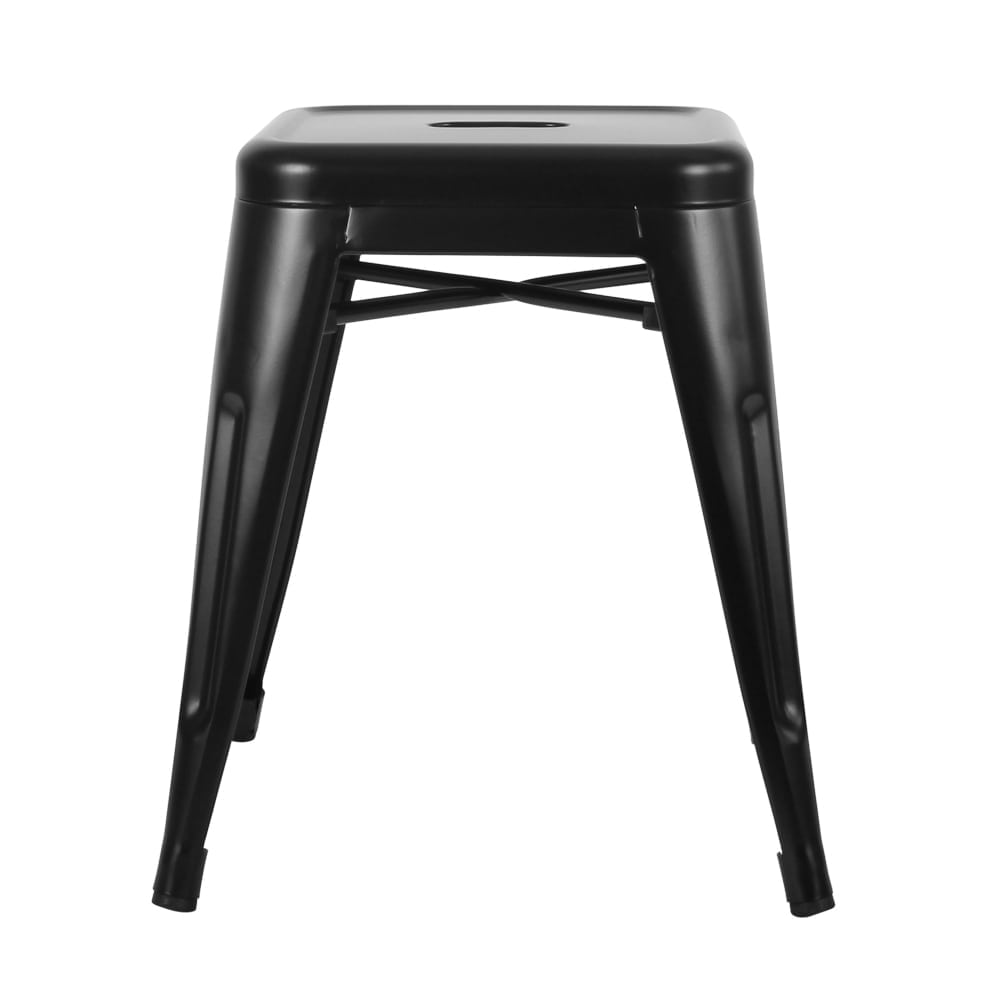 Metal Stool 45 cm, Black-Starry Night