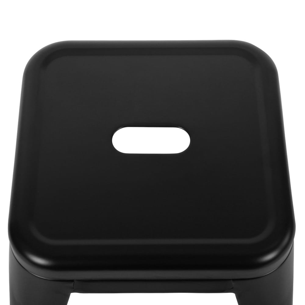 Metal Stool 45 cm, Black-Starry Night