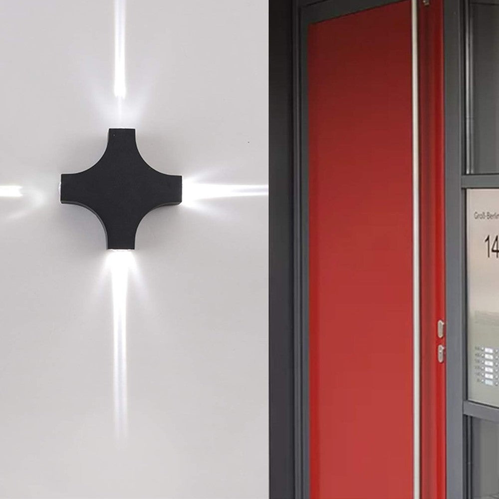 Outdoor LED Up and Down Wall Lamp-Starry Night