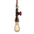 Vintage Hemp Rope E27 Pendant Light - Bronze-Starry Night