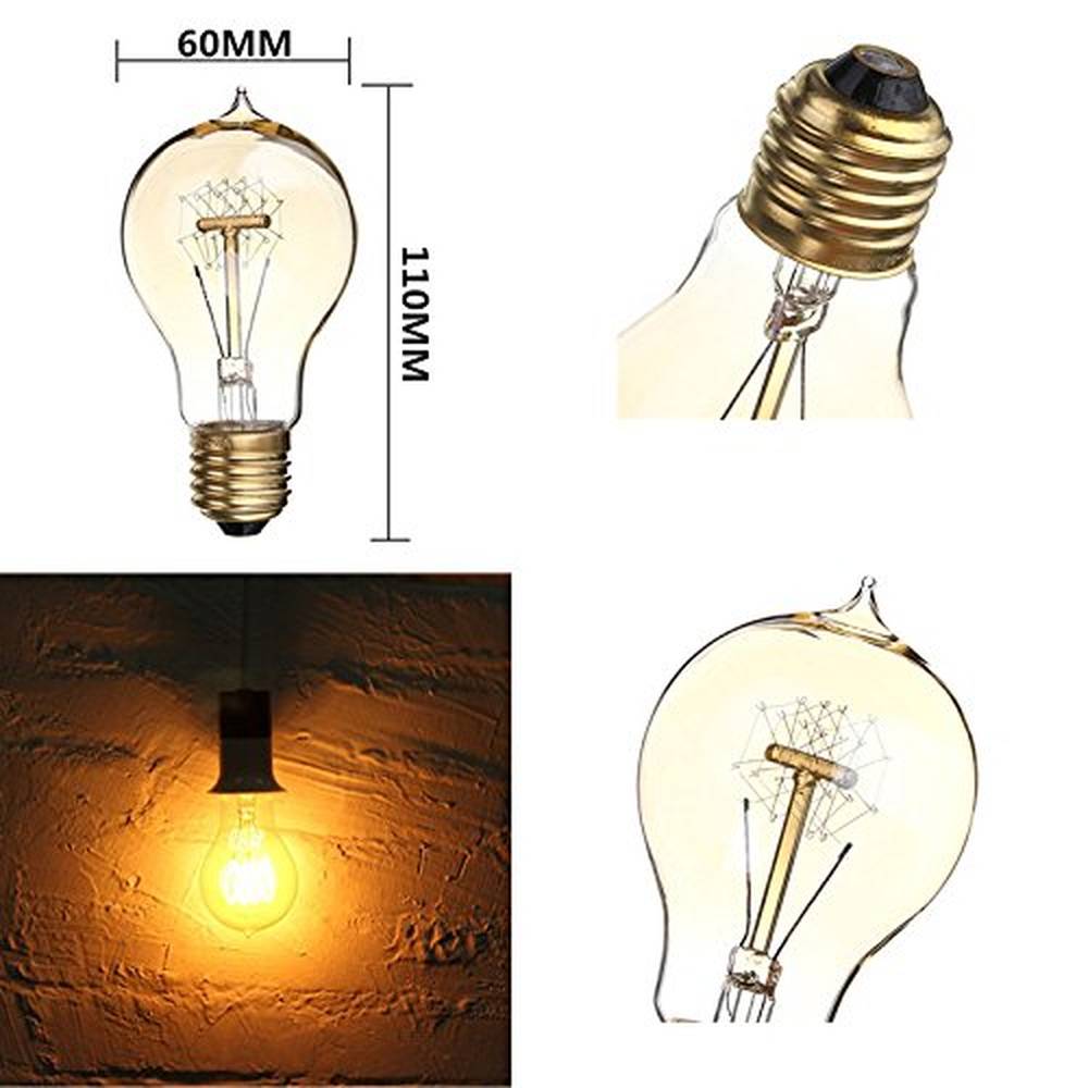 Filament Vintage light bulb 40W E27-Starry Night