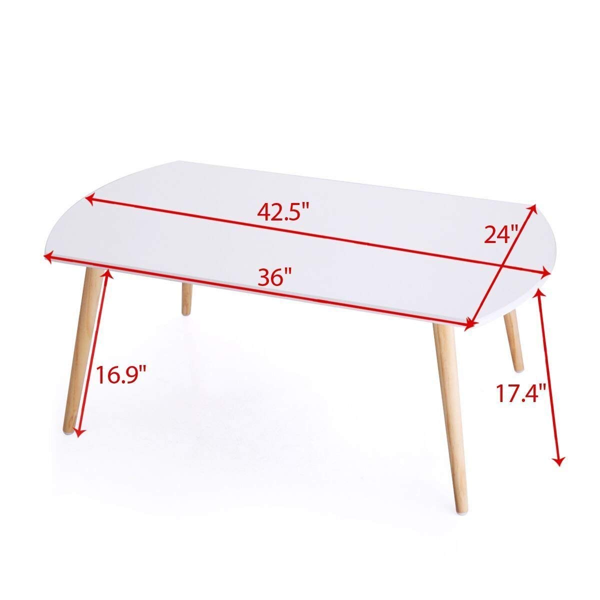 Coffee and Sofa Table with Solid Wood Legs-Starry Night