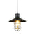 Pendant Light with Cage Lamp Shade-Starry Night