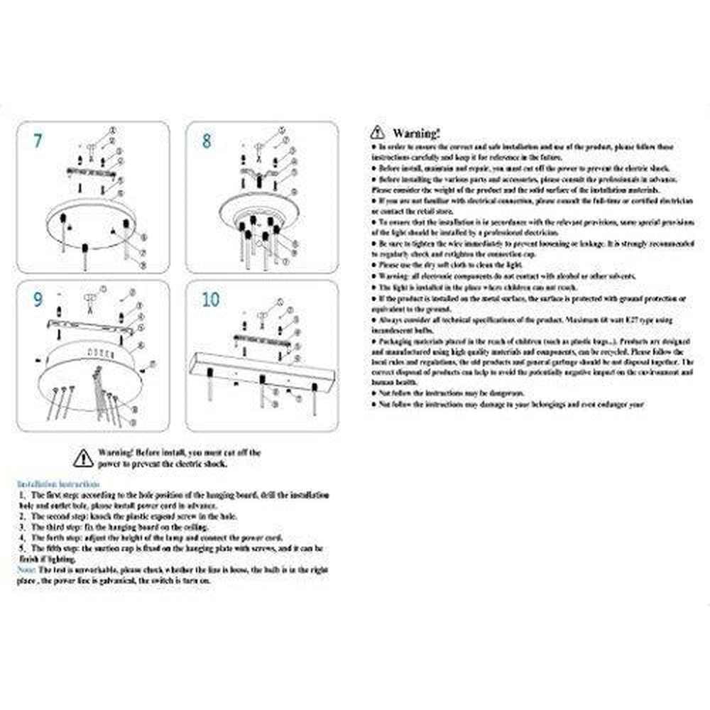 Rope Diamond Pendant Light-Starry Night