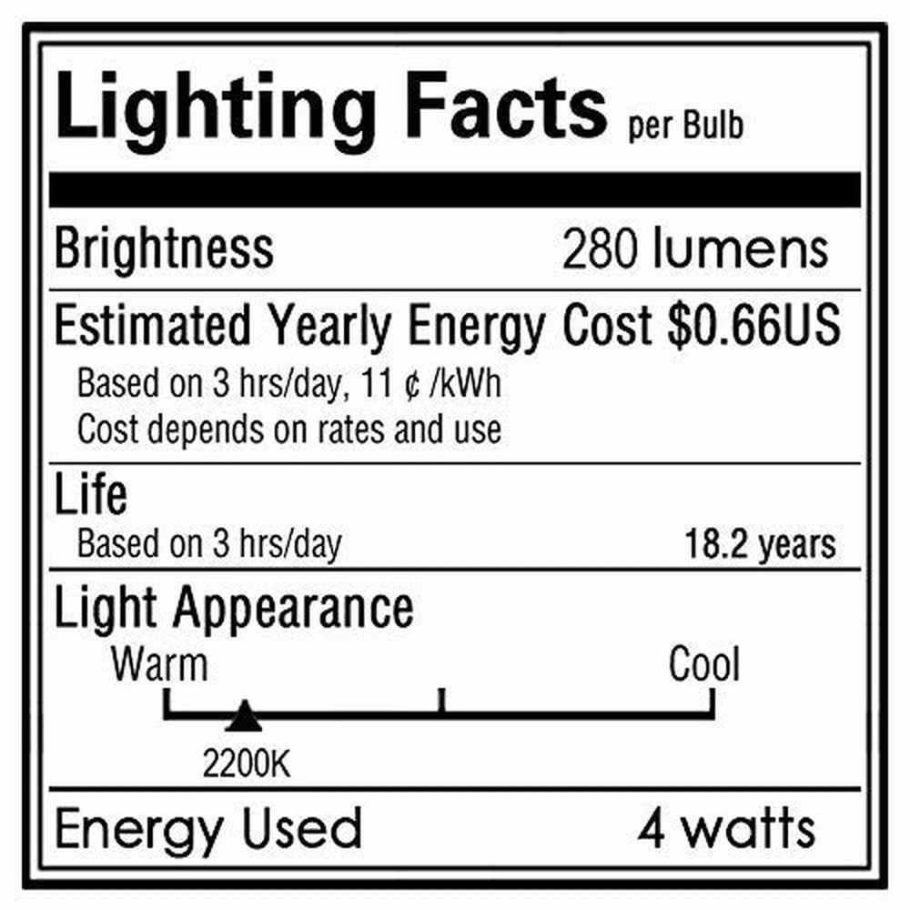 Spiral LED Filament Bulb ST64 Gold Tinted Glass 4 watt-Starry Night