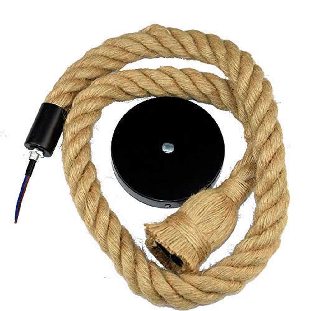 Rope Pendant Light - 39 inches-Starry Night