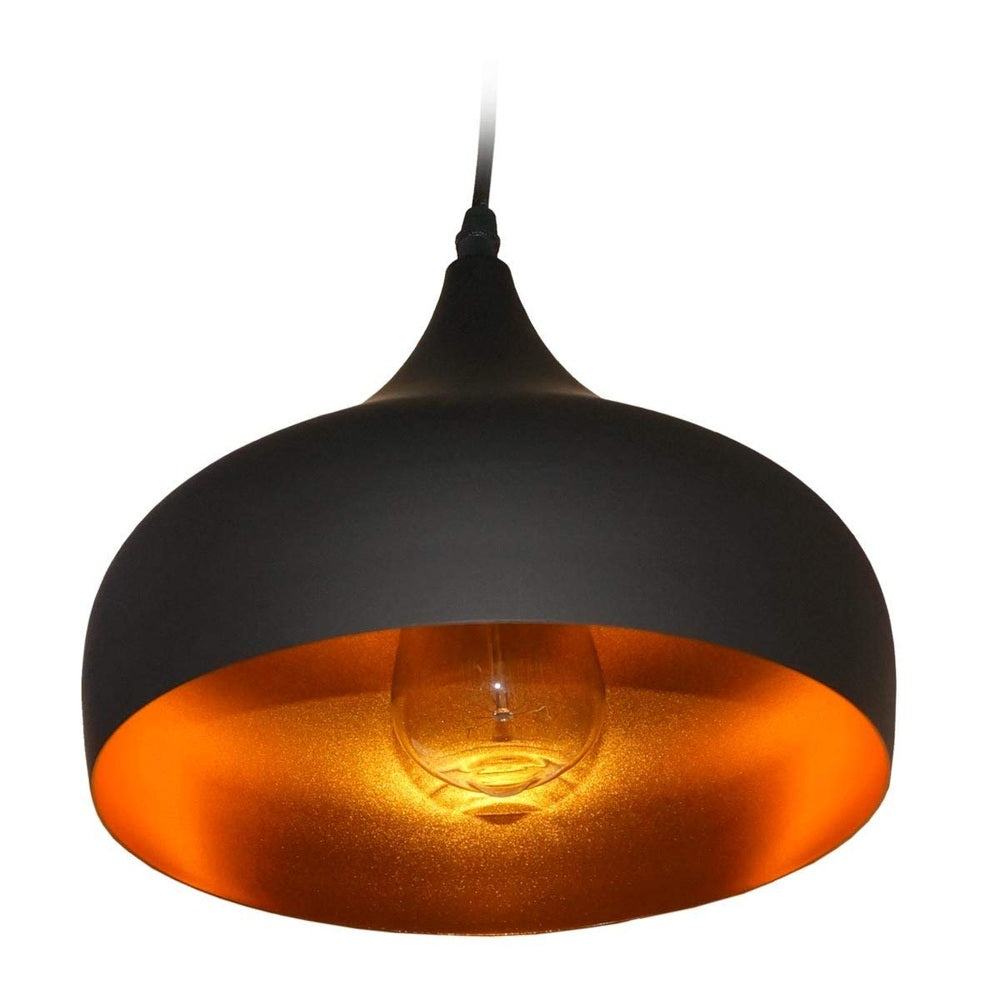 Modern Contemporary Pendant Light E27 Black with Gold-Starry Night