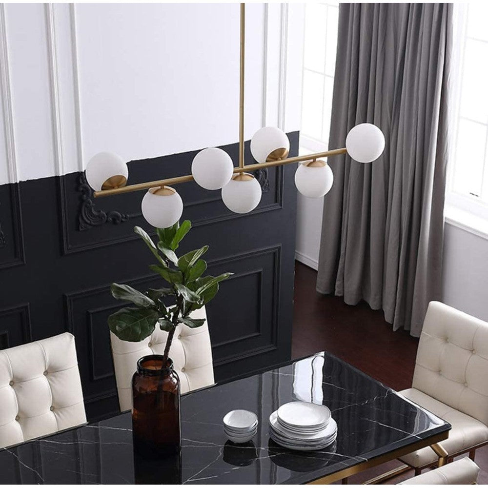 Modern Gold Chandelier Brushed Brass-Starry Night