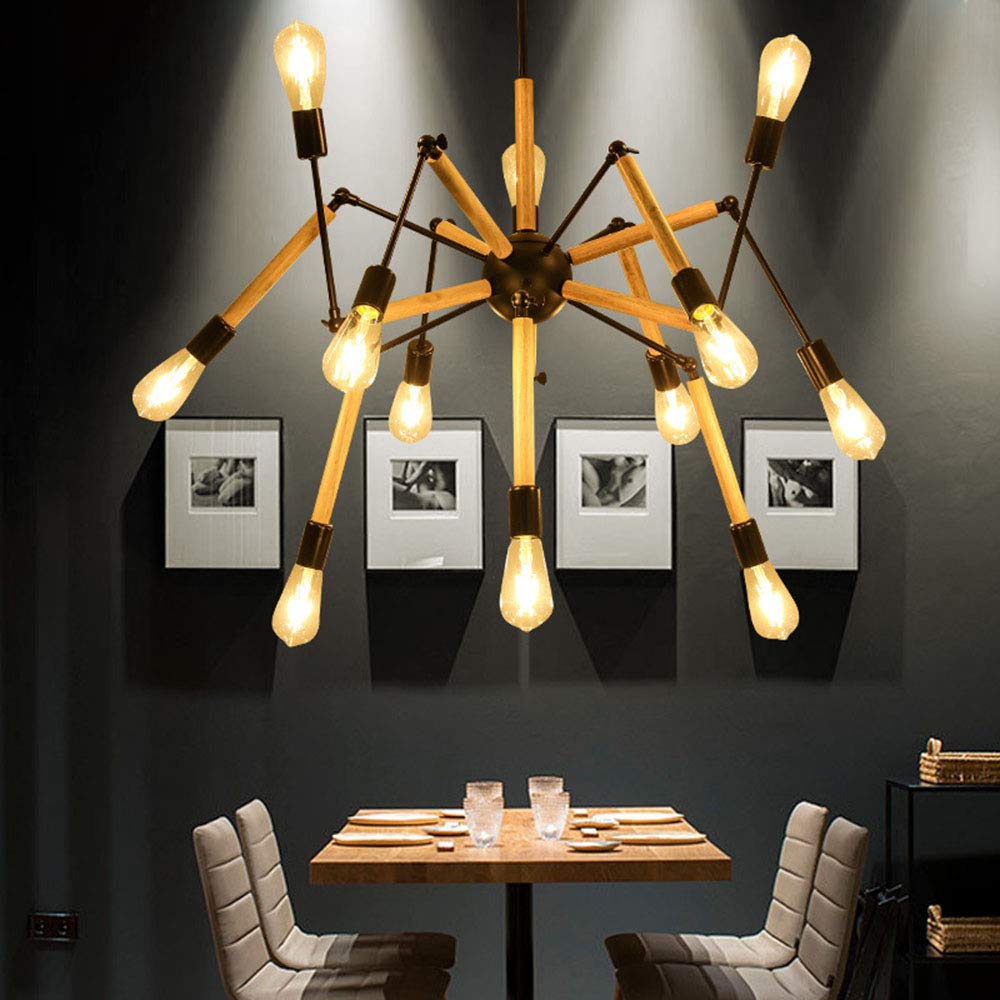 Adjustable Arms Modern 12 Light Chandelier-Starry Night