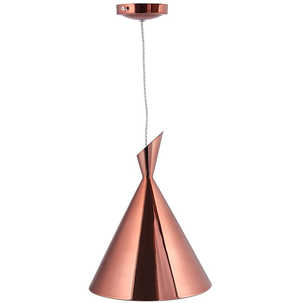 Nautical Style Single Pendant Light Copper Color-Starry Night