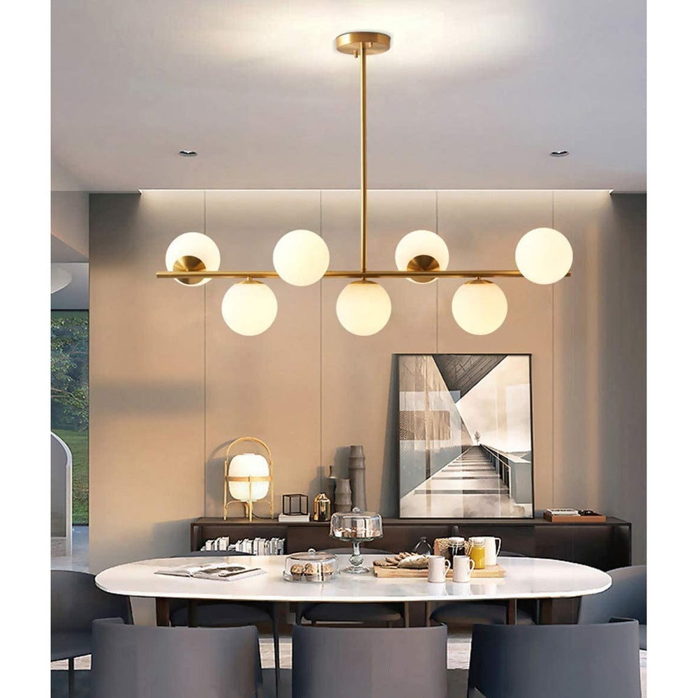 Modern Gold Chandelier Brushed Brass-Starry Night