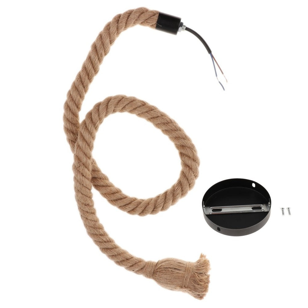 Rope Pendant Light - 39 inches-Starry Night