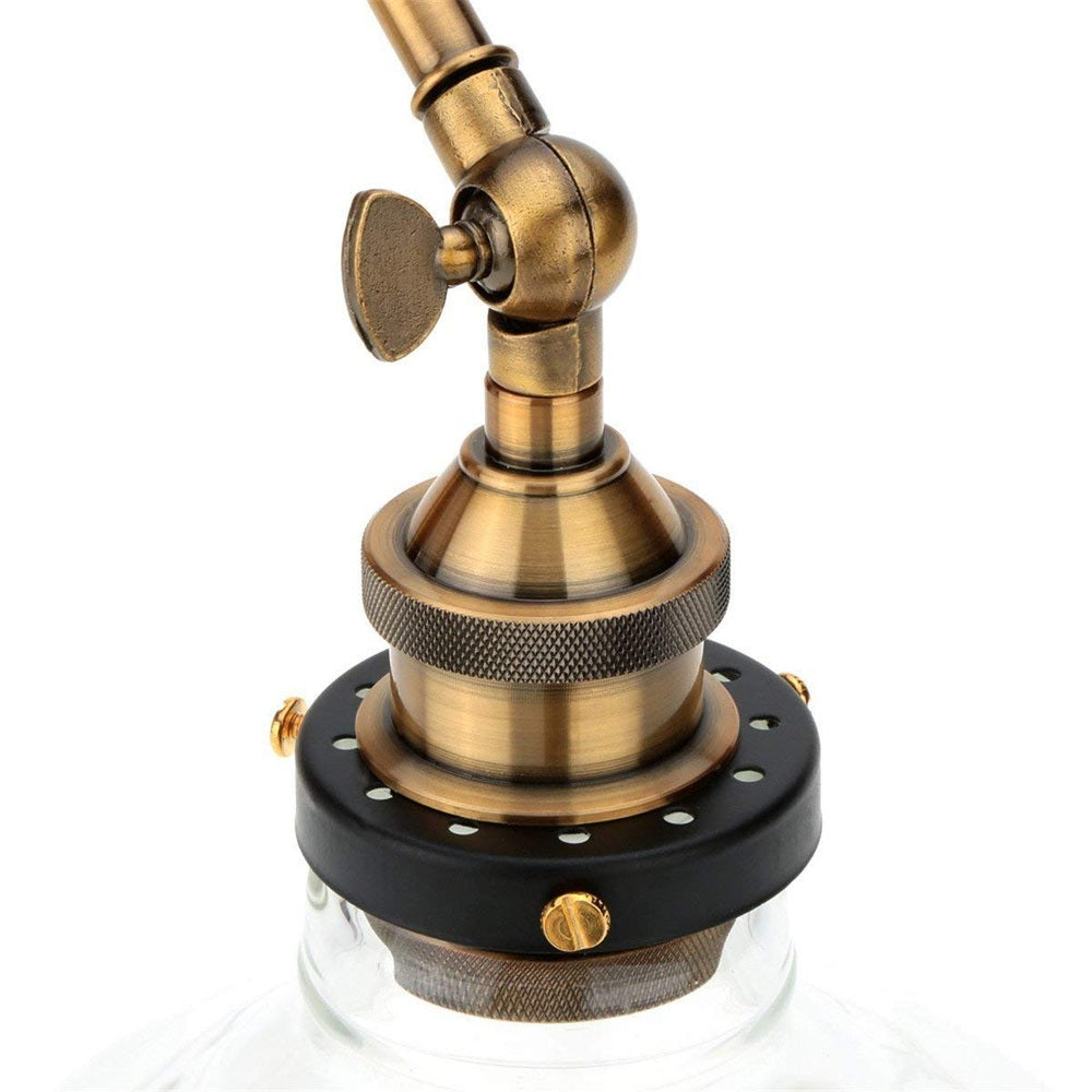 Industrial Clear Glass Wall Light-Starry Night