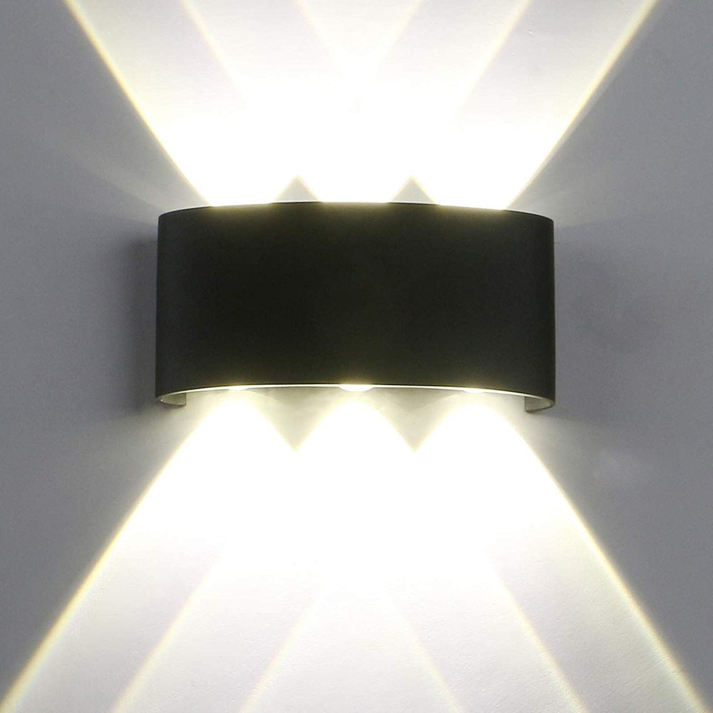 Waterproof Outdoor Wall Lamp, 6W LED IP65-Starry Night