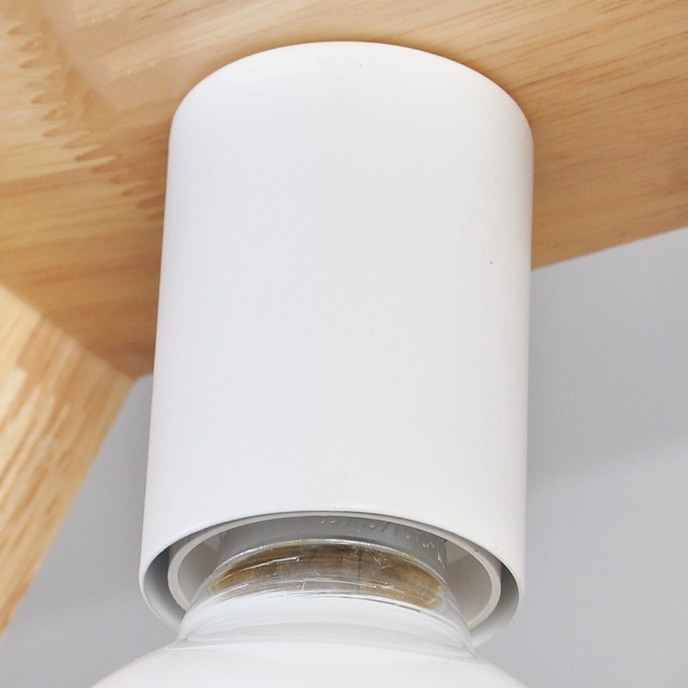 Hexagon Wood Pendant Light-Starry Night