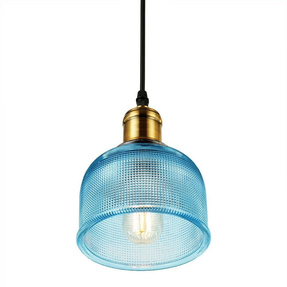 Retro Style Blue Pendant Light-Starry Night