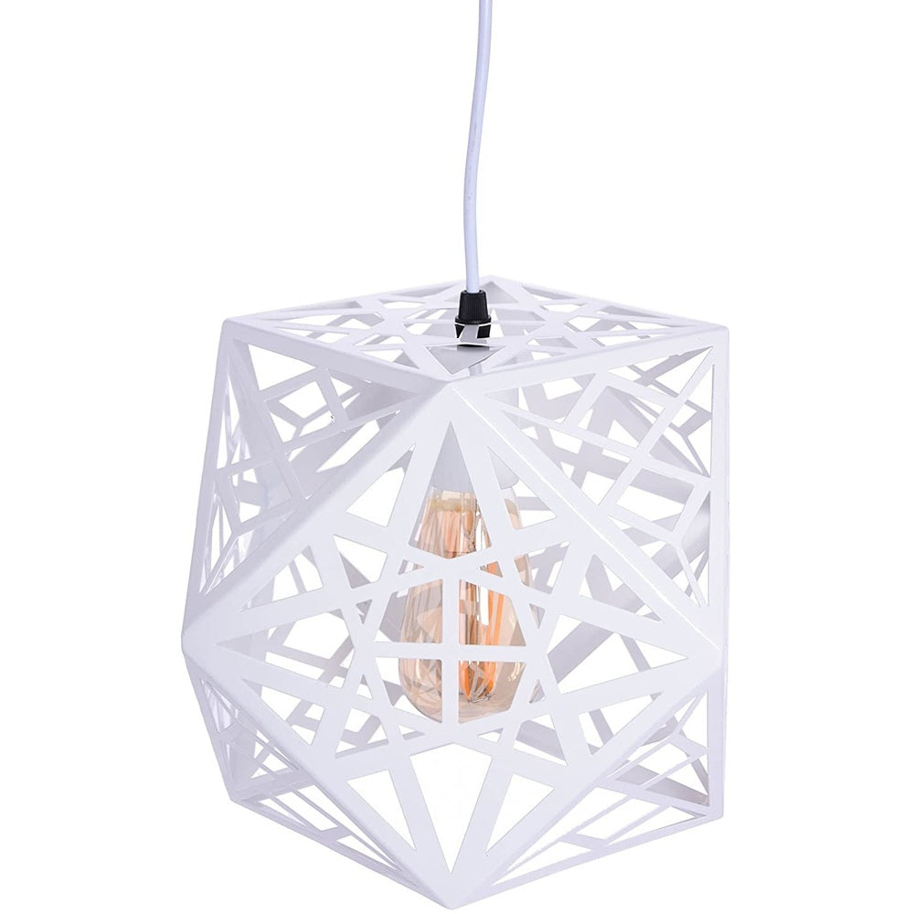 Modern White Shade Stainless Steel Pendant Light-Starry Night