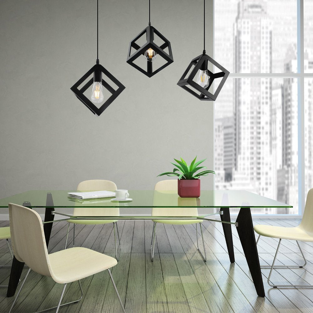 Square Pendant Light-Starry Night