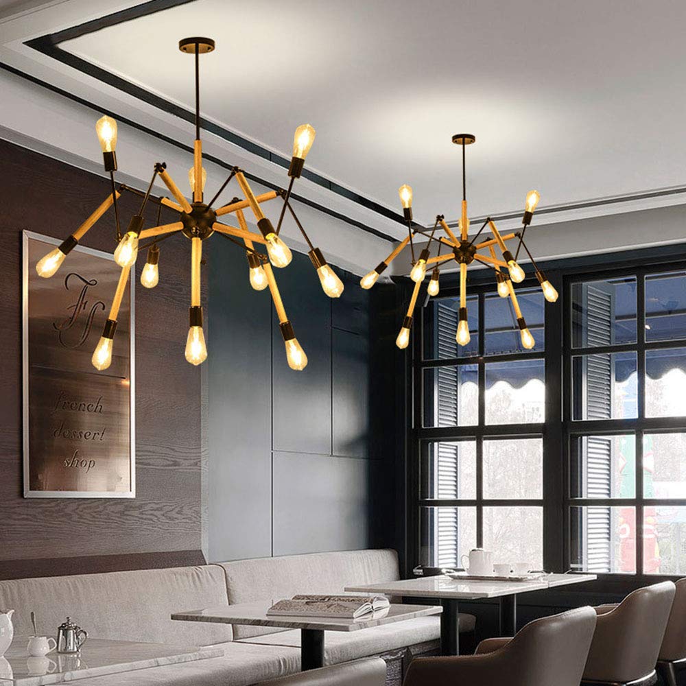 Adjustable Arms Modern 12 Light Chandelier-Starry Night