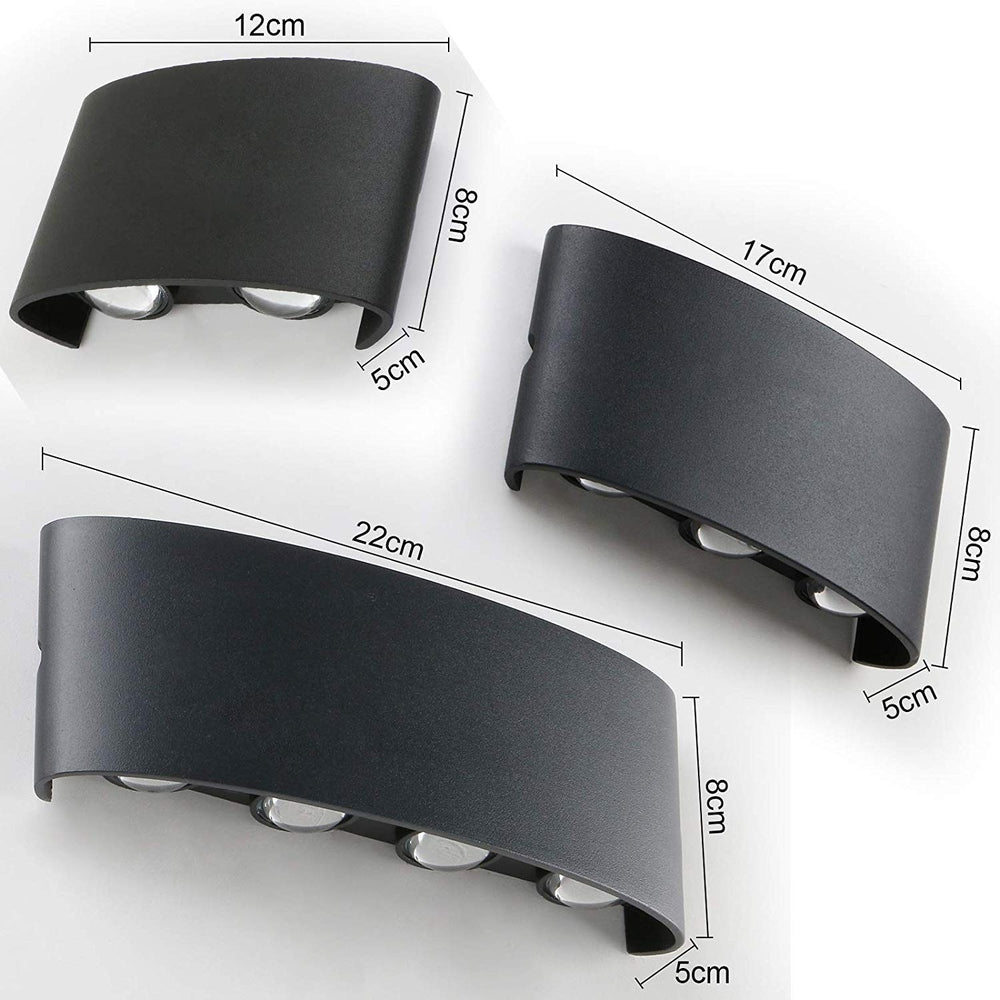 Waterproof Outdoor Wall Lamp, 6W LED IP65-Starry Night