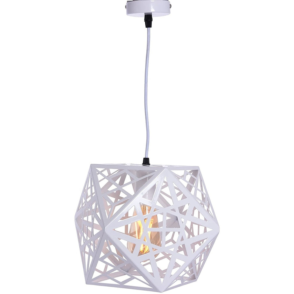 Modern White Shade Stainless Steel Pendant Light-Starry Night