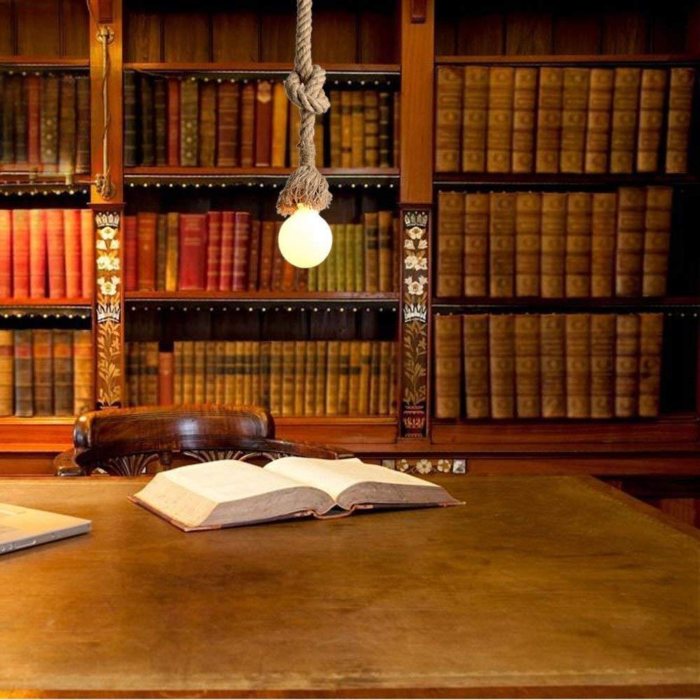 Rope Pendant Light - 39 inches-Starry Night