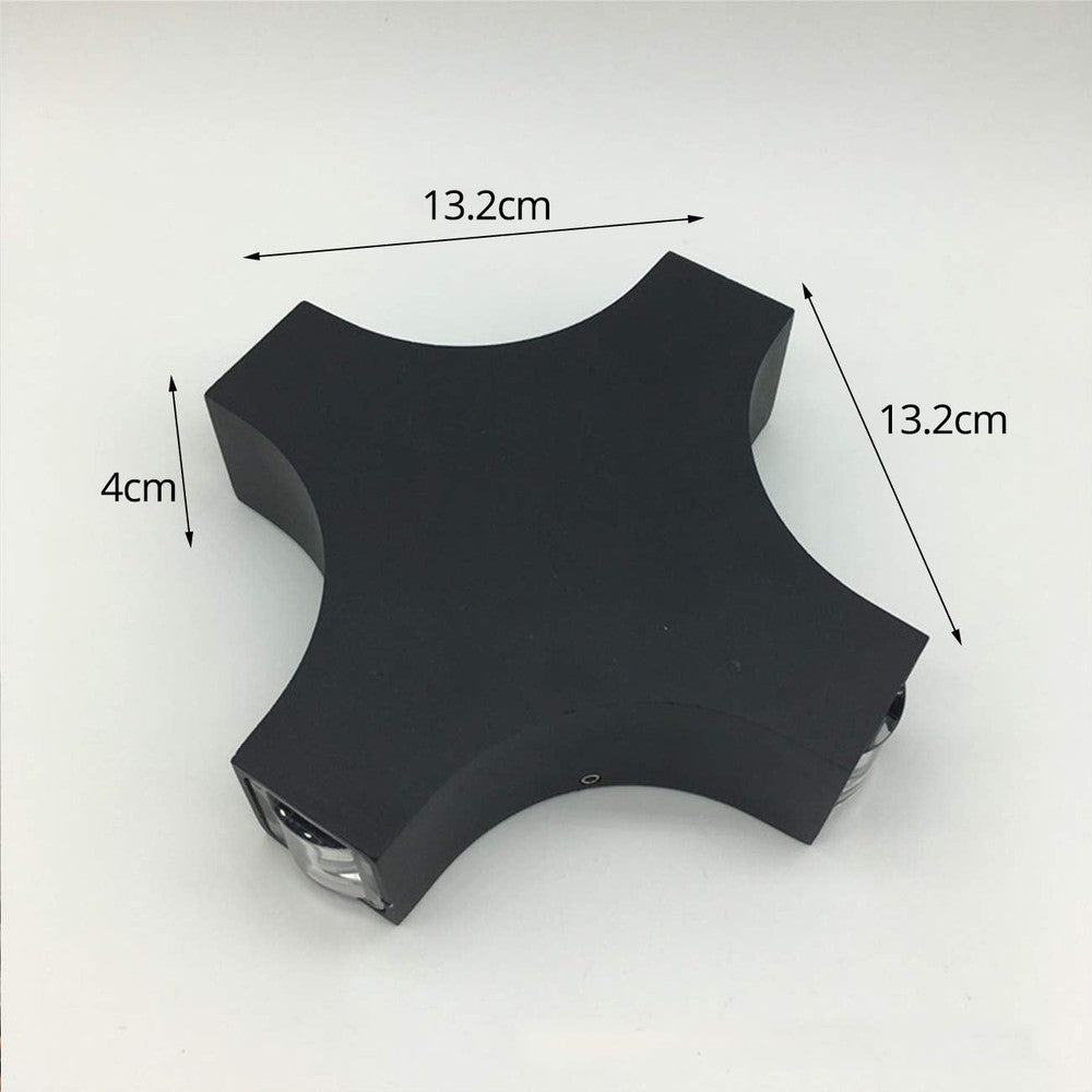 Outdoor LED Up and Down Wall Lamp-Starry Night