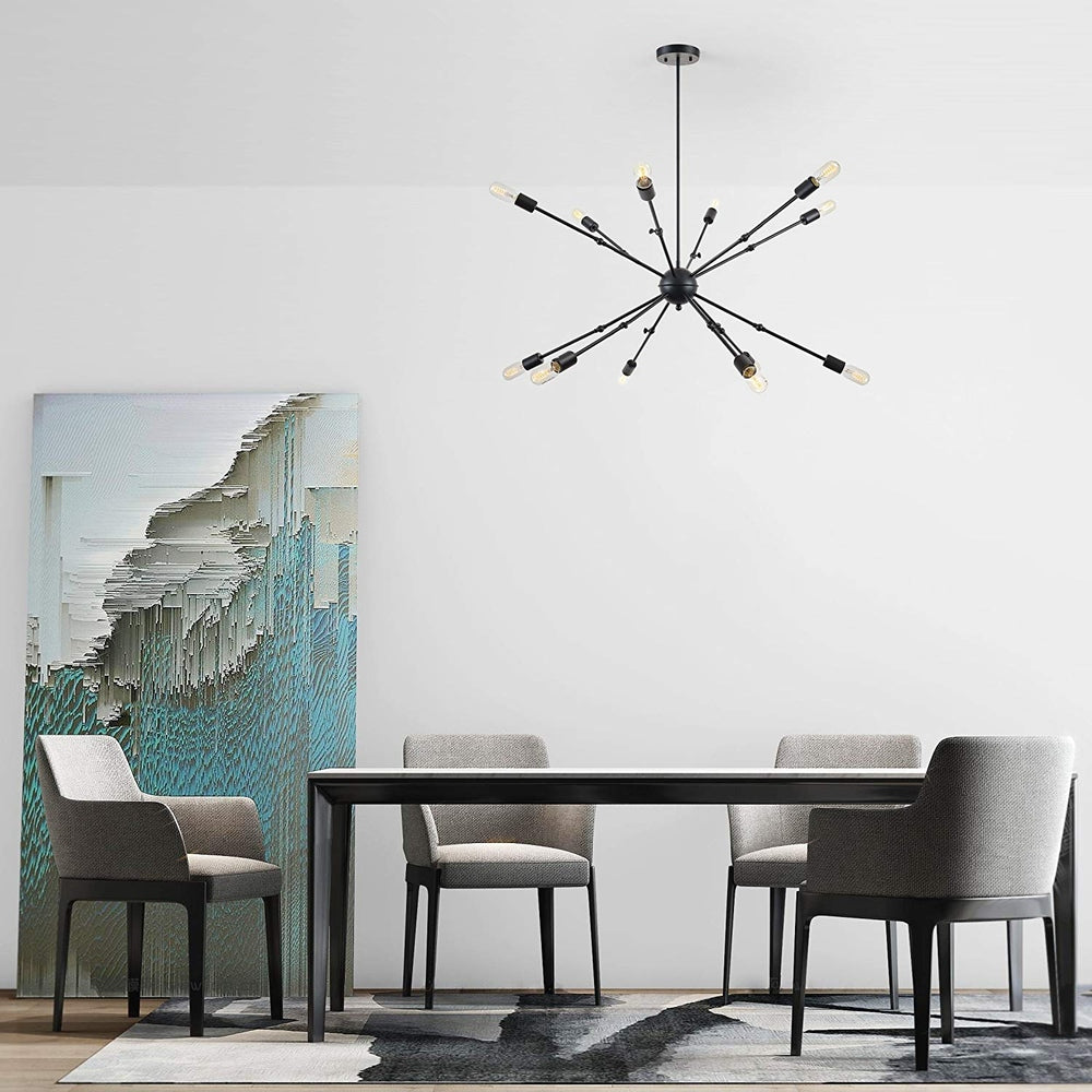 12-Light Spider Chandelier-Starry Night