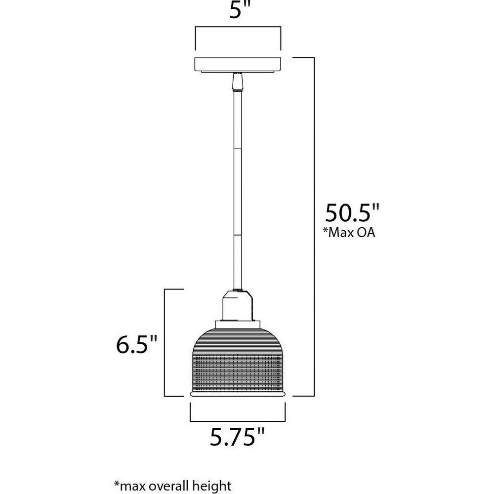 Retro Style Blue Pendant Light-Starry Night