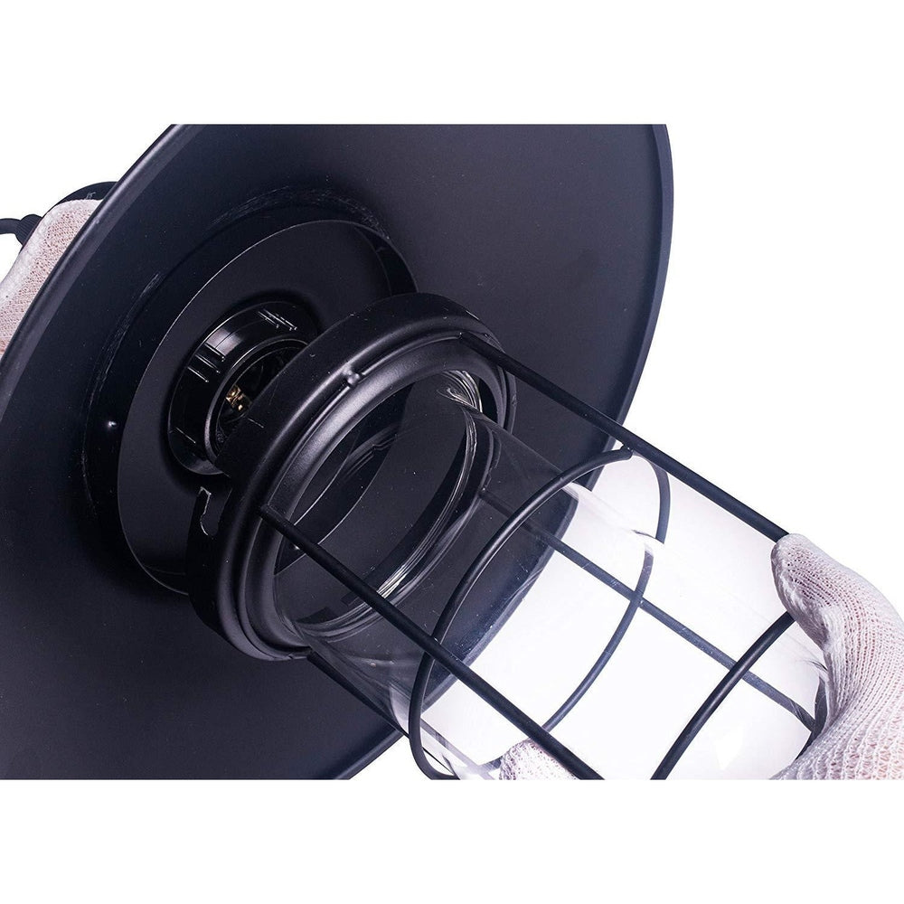 Pendant Light with Cage Lamp Shade-Starry Night