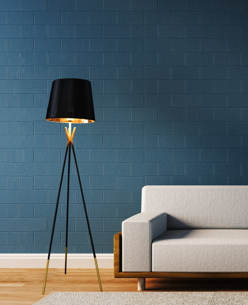Black Tripod Floor Lamp