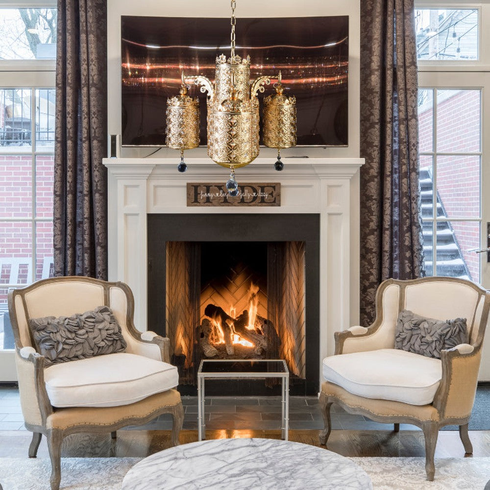 Gold Chandelier - 7 Lights