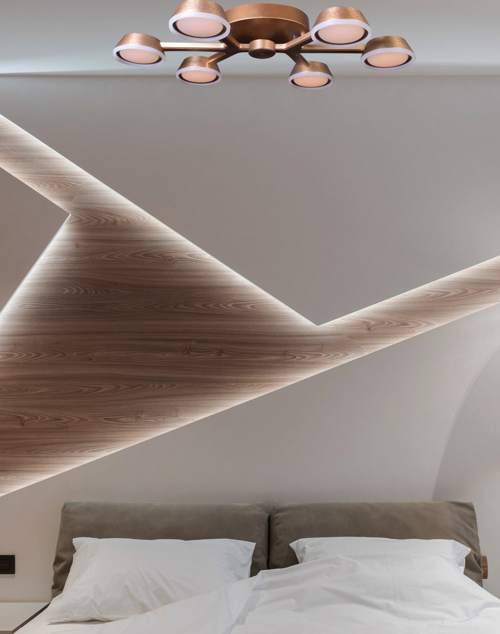 Modern Sleek Flush LED Ceiling Light