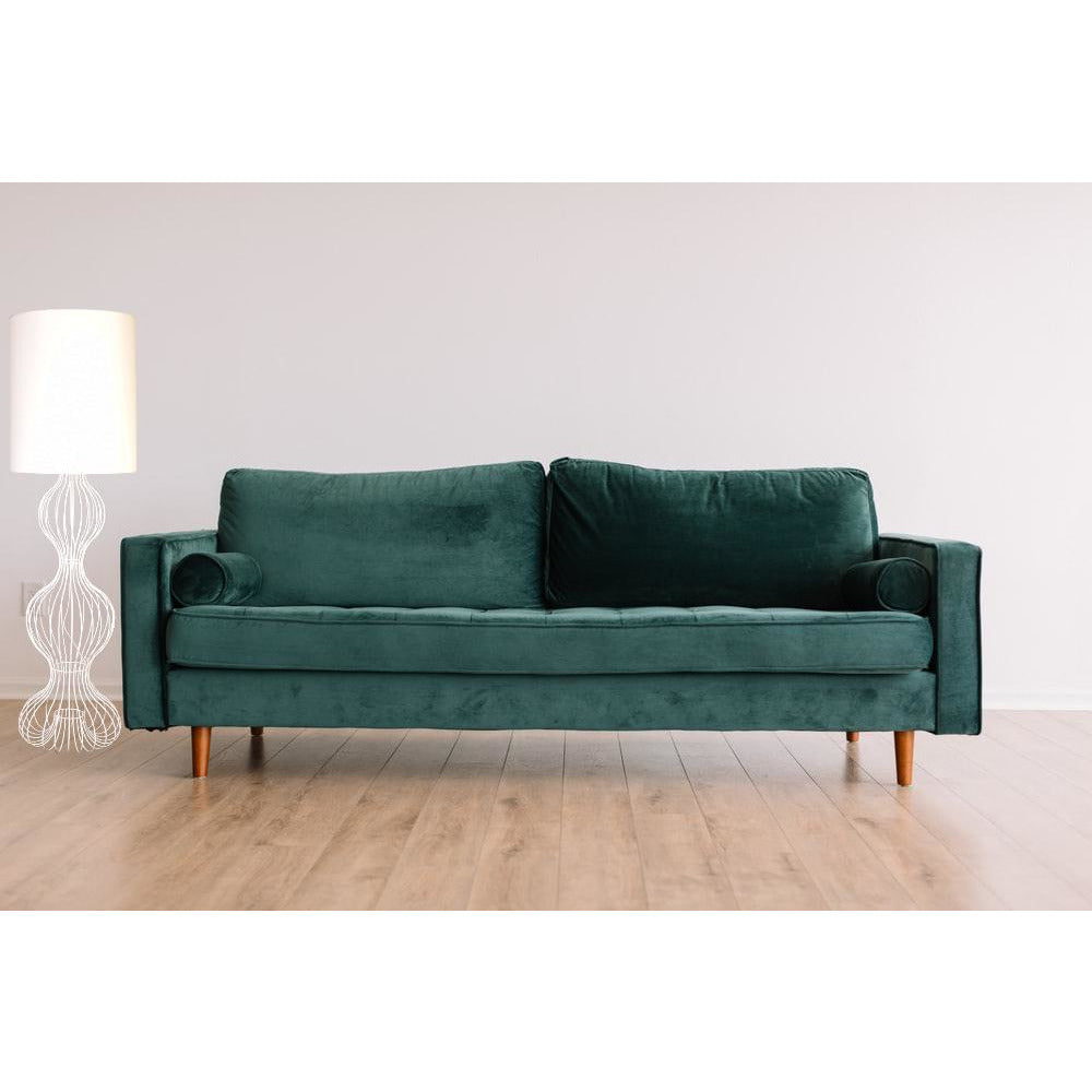 White Metal Floor Lamp with Large Shade-Starry Night