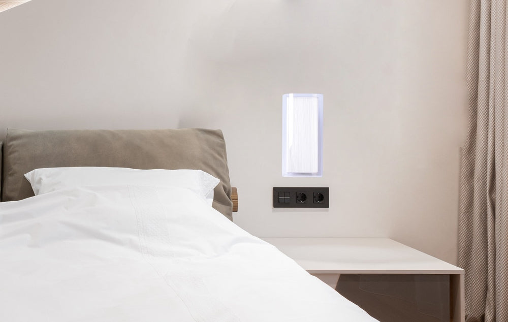 White Shade Wall Light